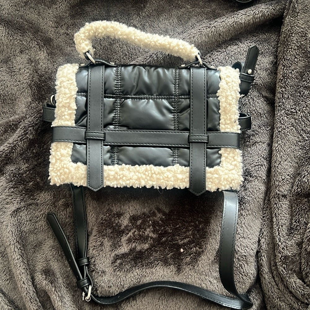 Zara Sherpa Crossbody bag